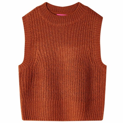 Kinder pulloverweste gestrickt - pulloverweste,