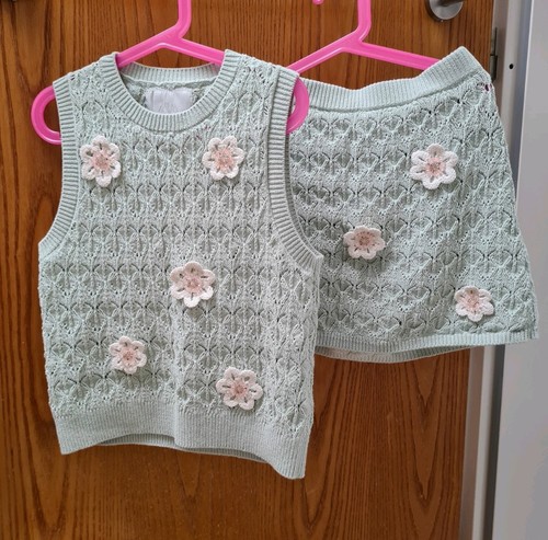 Zara kids mädchen strick set - zara,